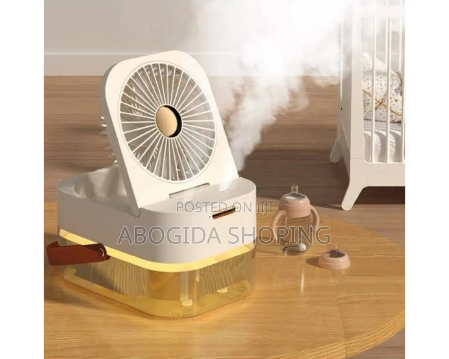 Dual Spray Night Light Spray Humidifier With Conditioner Fan