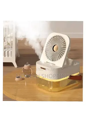 Photo - Dual Spray Night Light Spray Humidifier With Conditioner Fan