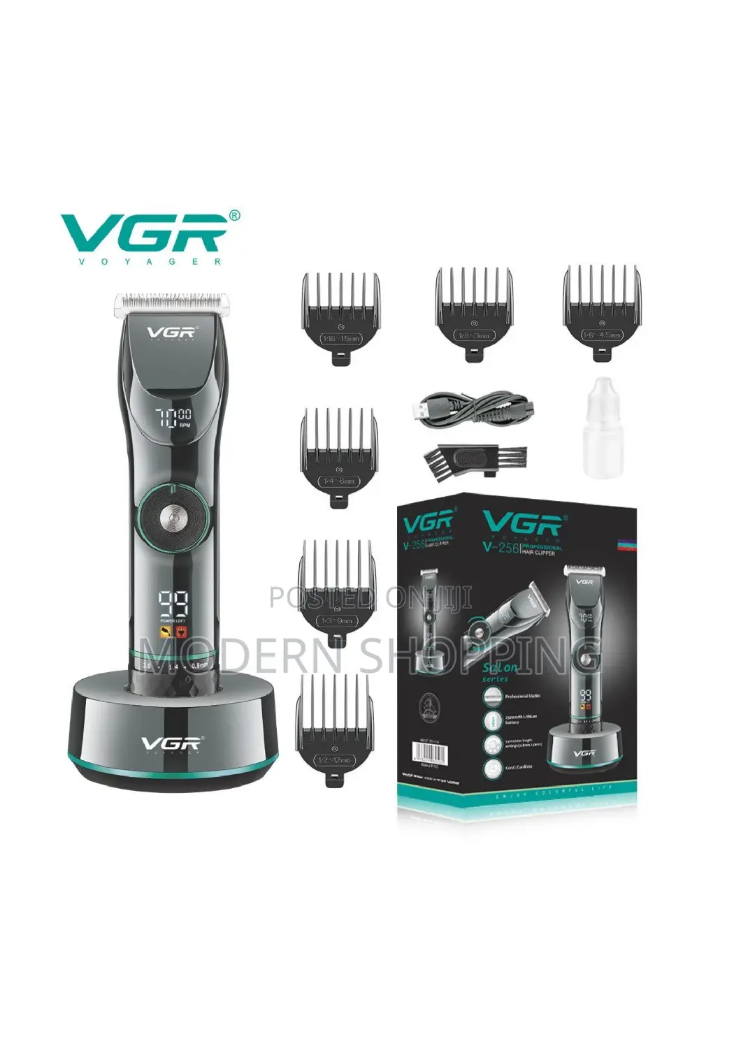 VGR Professional Cordless Hair Clipper
