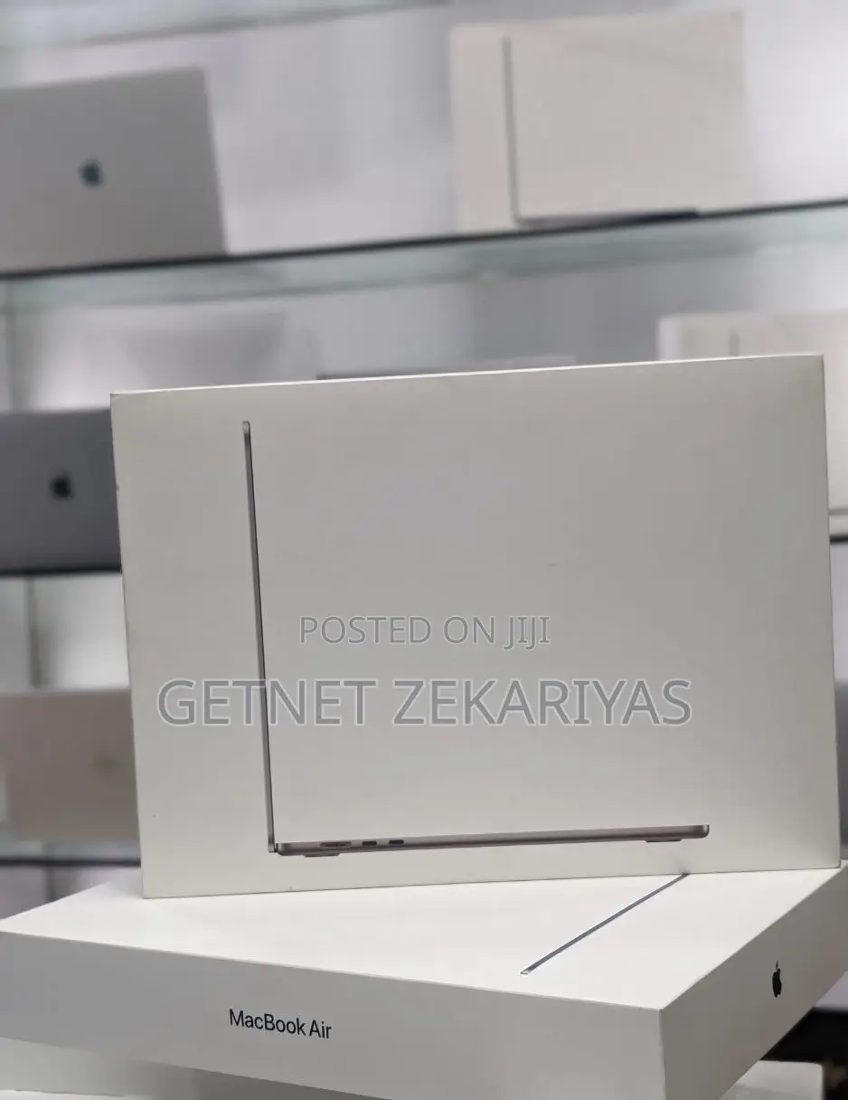 New Laptop Apple MacBook Air 2024 M3 15-Inch 8GB Apple M3 SSD 256GB