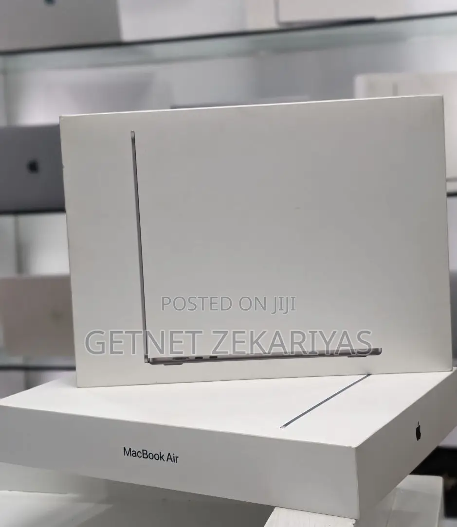 New Laptop Apple MacBook Air 2024 M3 15-Inch 8GB Apple M3 SSD 256GB