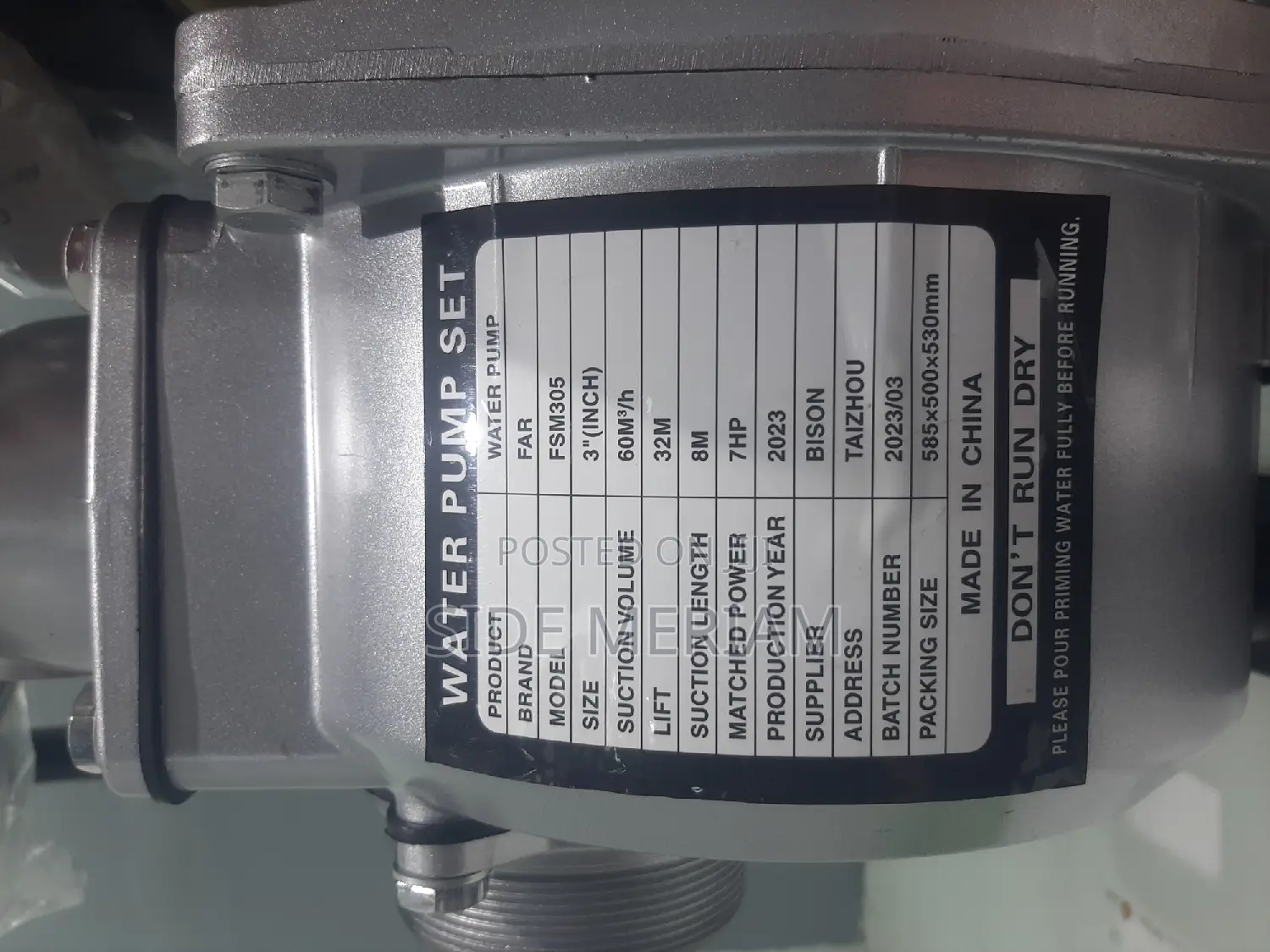 Diesel Water Pump 3"