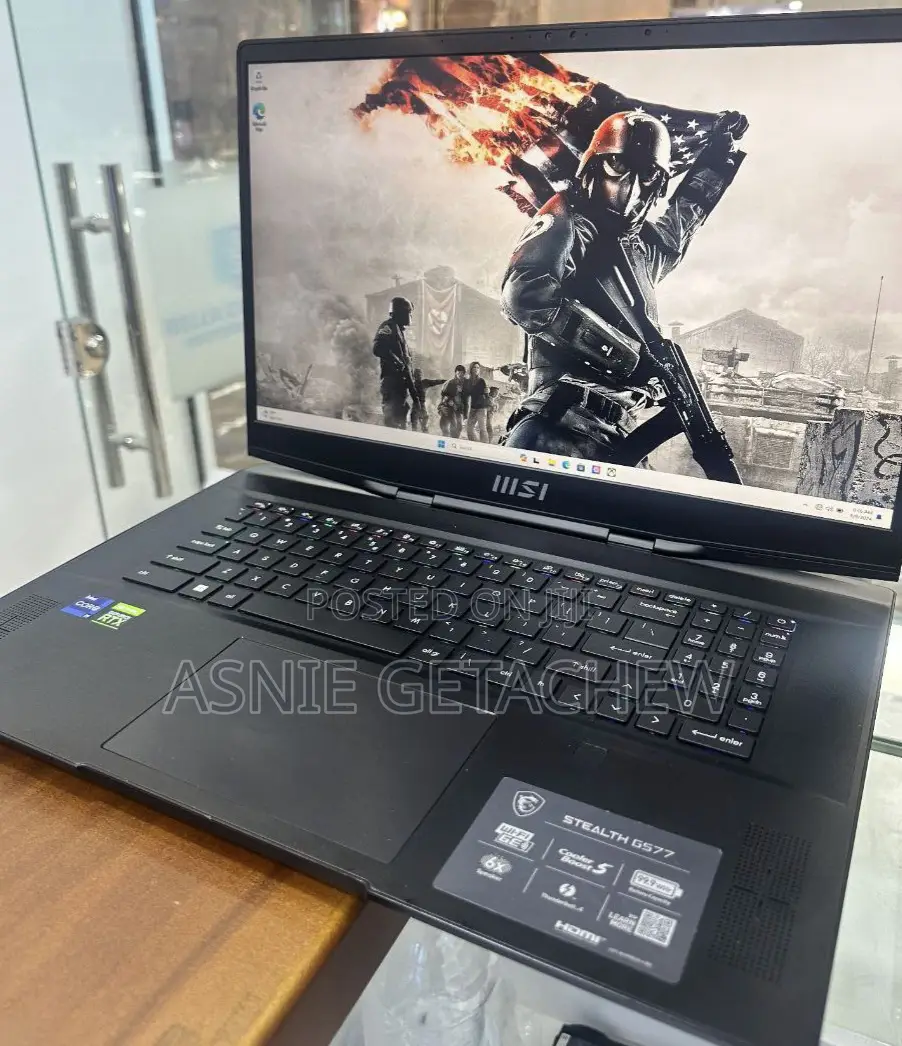 New Laptop MSI 16GB Intel Core I9 SSD 1T
