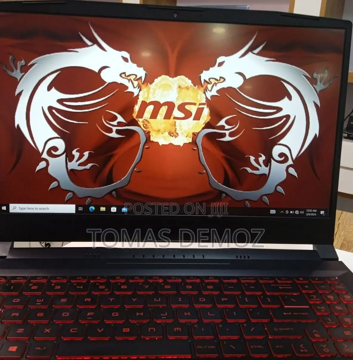 New Laptop MSI Katana GF66 16GB Intel Core I7 SSD 1T