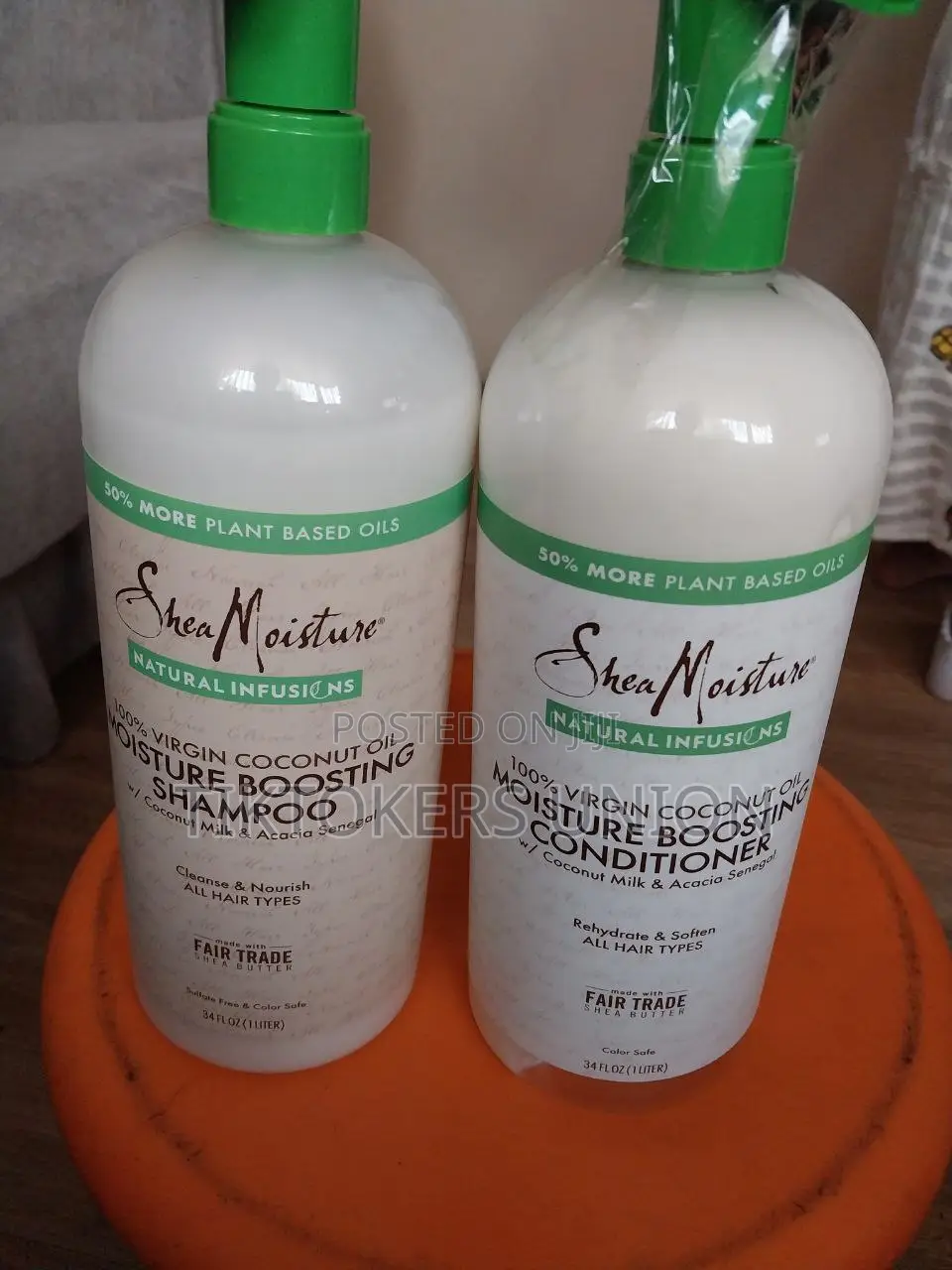 Shea Moisture Boosting Shampoo and Conditioner