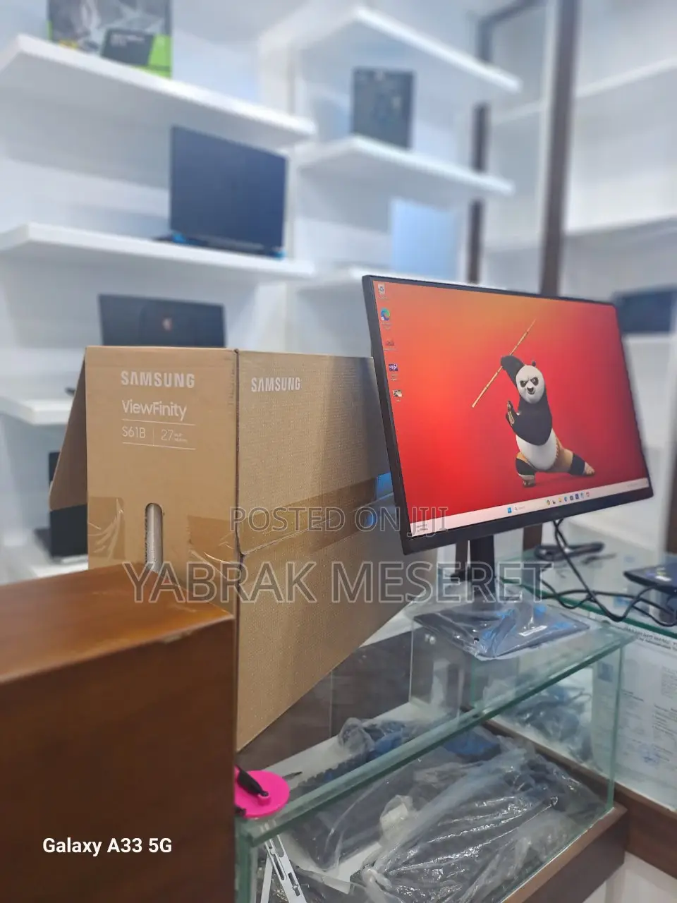 Amsung 27 Inches 16:9 USB-C IPS Monitor for Editors,