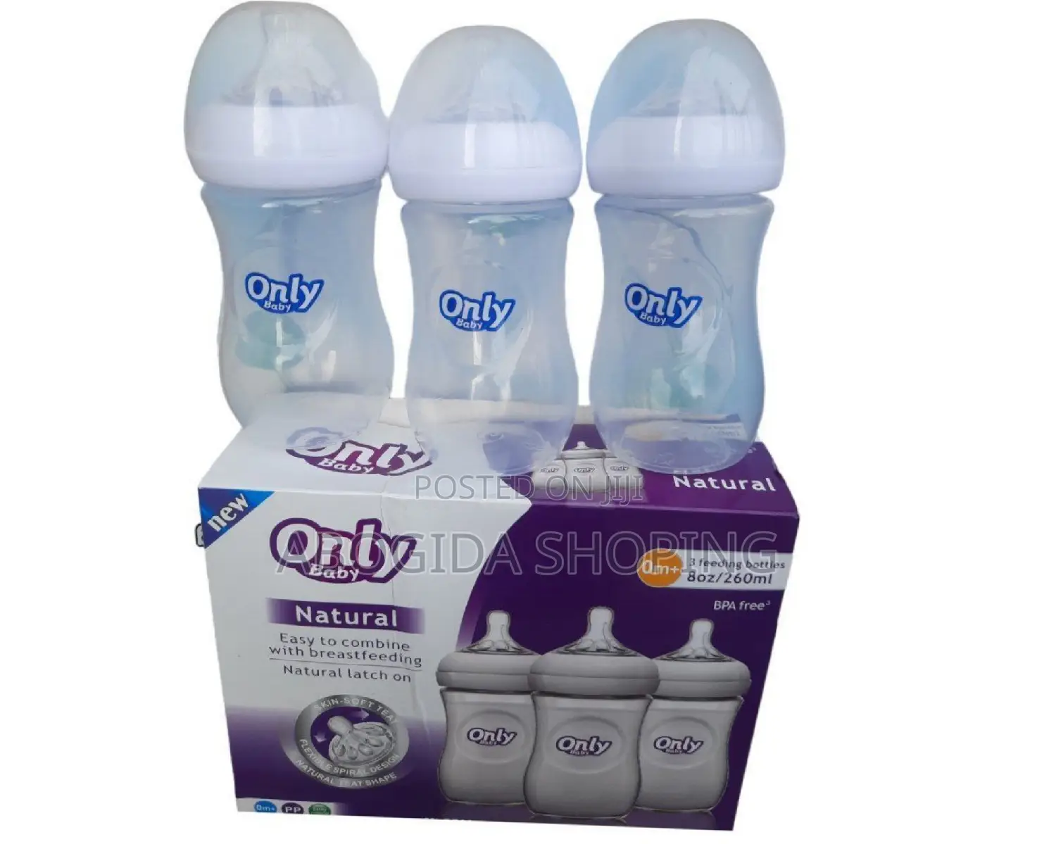 3 Pc Only Baby Feeding Bottles
3 ፍሬ የልጆች