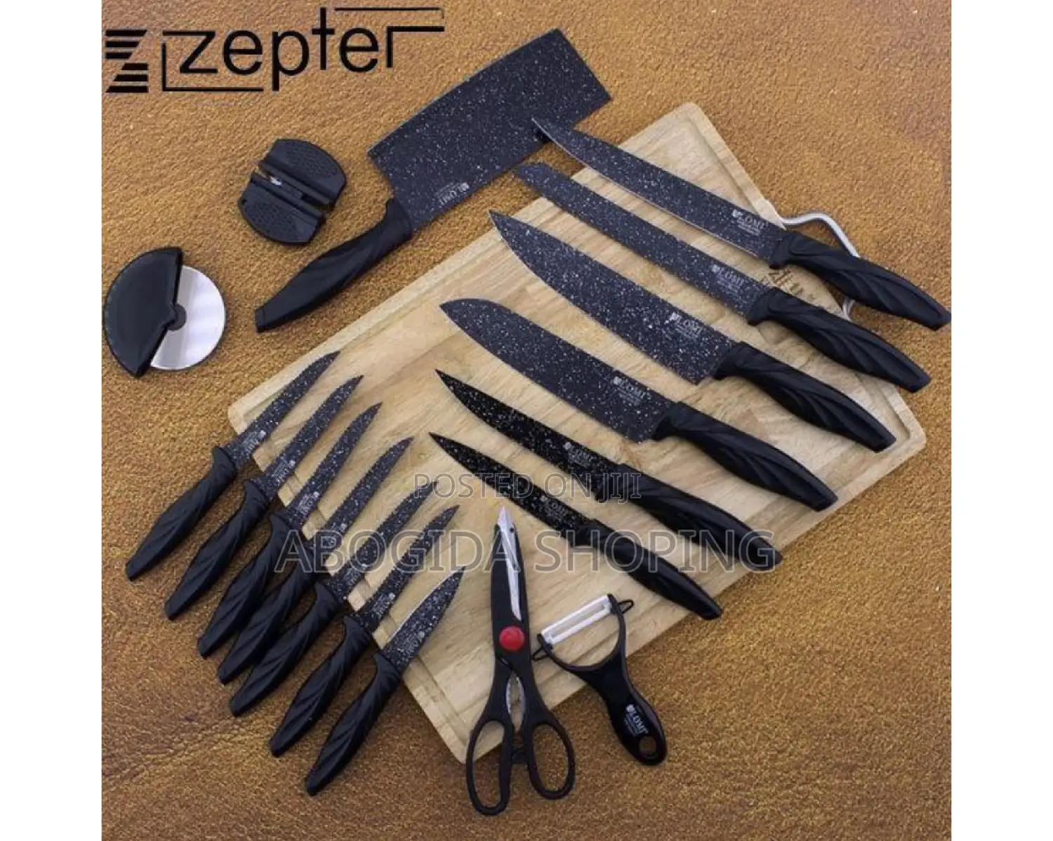 Stainless Steel 
18pcs Knife Set
ለስጦታ የሚሆን ዕቃ