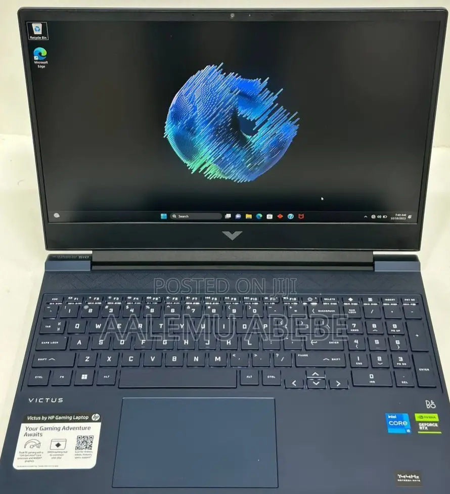 New Laptop HP Victus 15 16GB SSD 512GB
