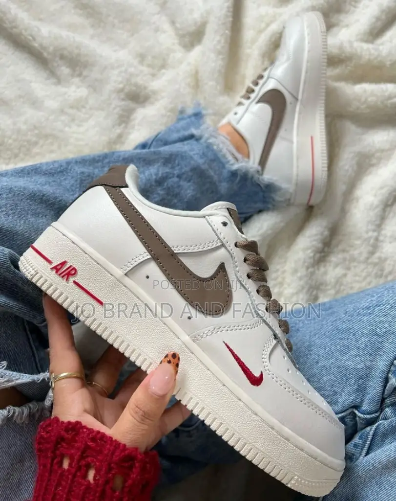 #Nike #Air Force 1 "Mini Red #Swoosh" Master Quality Shoes