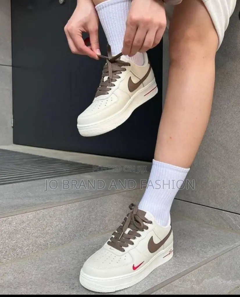 #Nike #Air Force 1 "Mini Red #Swoosh" Master Quality Shoes