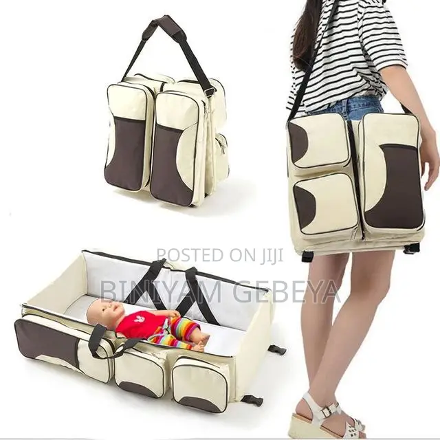 የራሱ የ ልጆች ማስተኛ ያለዉ ምርት ሙሉ ቦርሳ 3i1 Portable Bed Travel Bag