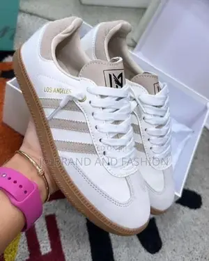 Adidas #Samba X #Los Angeles "Linen #Gum" #Flat Shoes