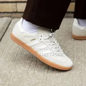 Adidas #Samba X #Los Angeles "Linen #Gum" #Flat Shoes