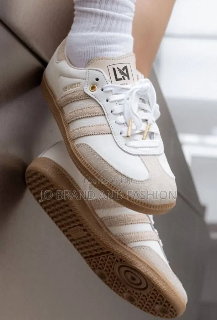 Adidas #Samba X #Los Angeles "Linen #Gum" #Flat Shoes