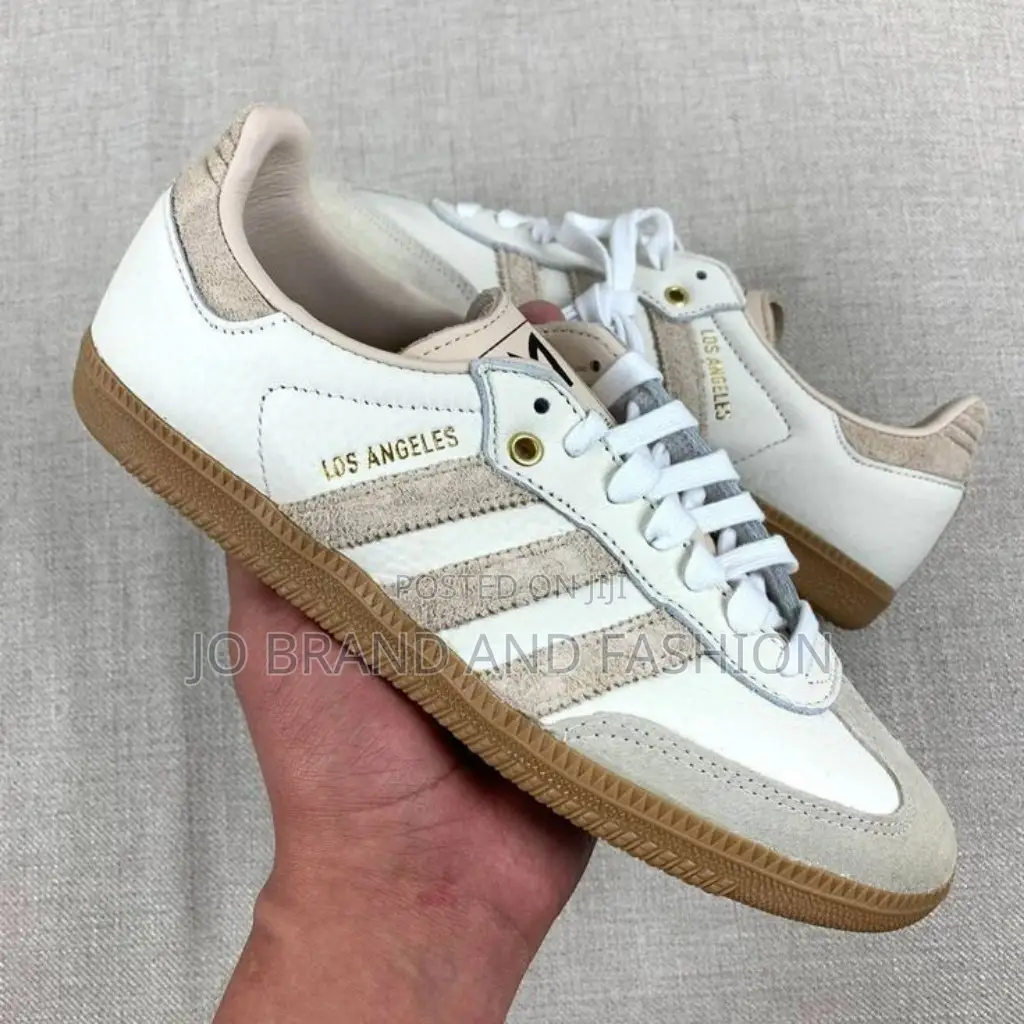 Adidas #Samba X #Los Angeles "Linen #Gum" #Flat Shoes
