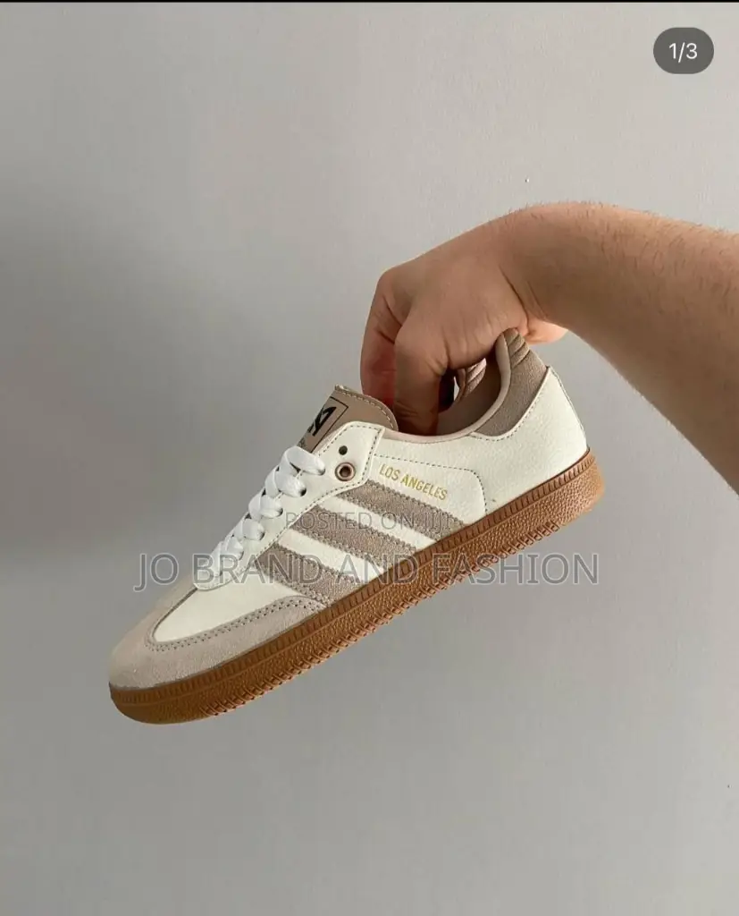 Adidas #Samba X #Los Angeles "Linen #Gum" #Flat Shoes