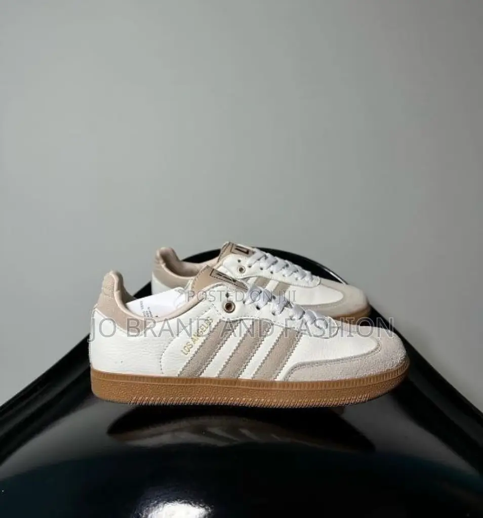 Adidas #Samba X #Los Angeles "Linen #Gum" #Flat Shoes