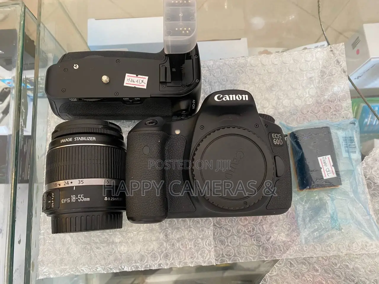 60D 18-55mm, Battery Grip