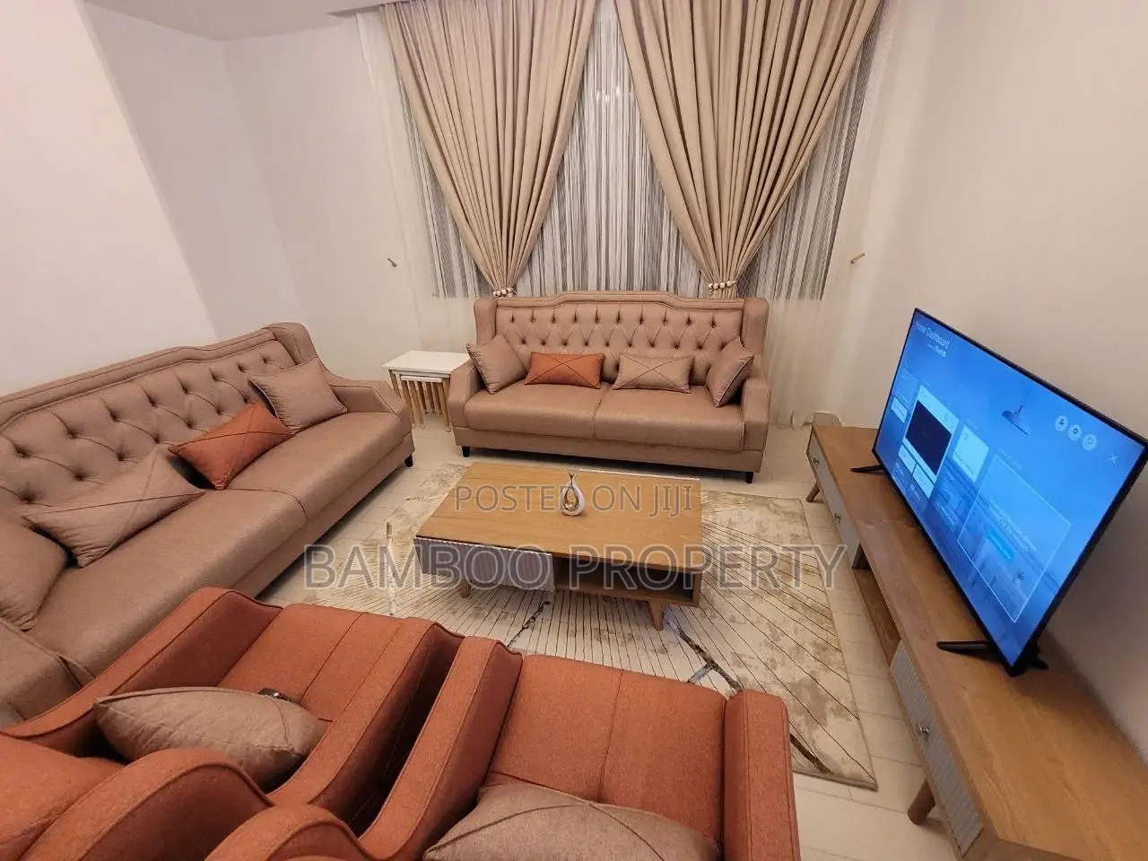 Furnished 2bdrm Apartment in Alsam Real Estate, Bole for rent