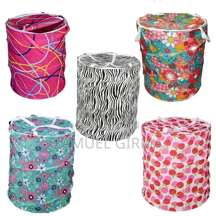 ~Foldable Cloth Laundry Baskets