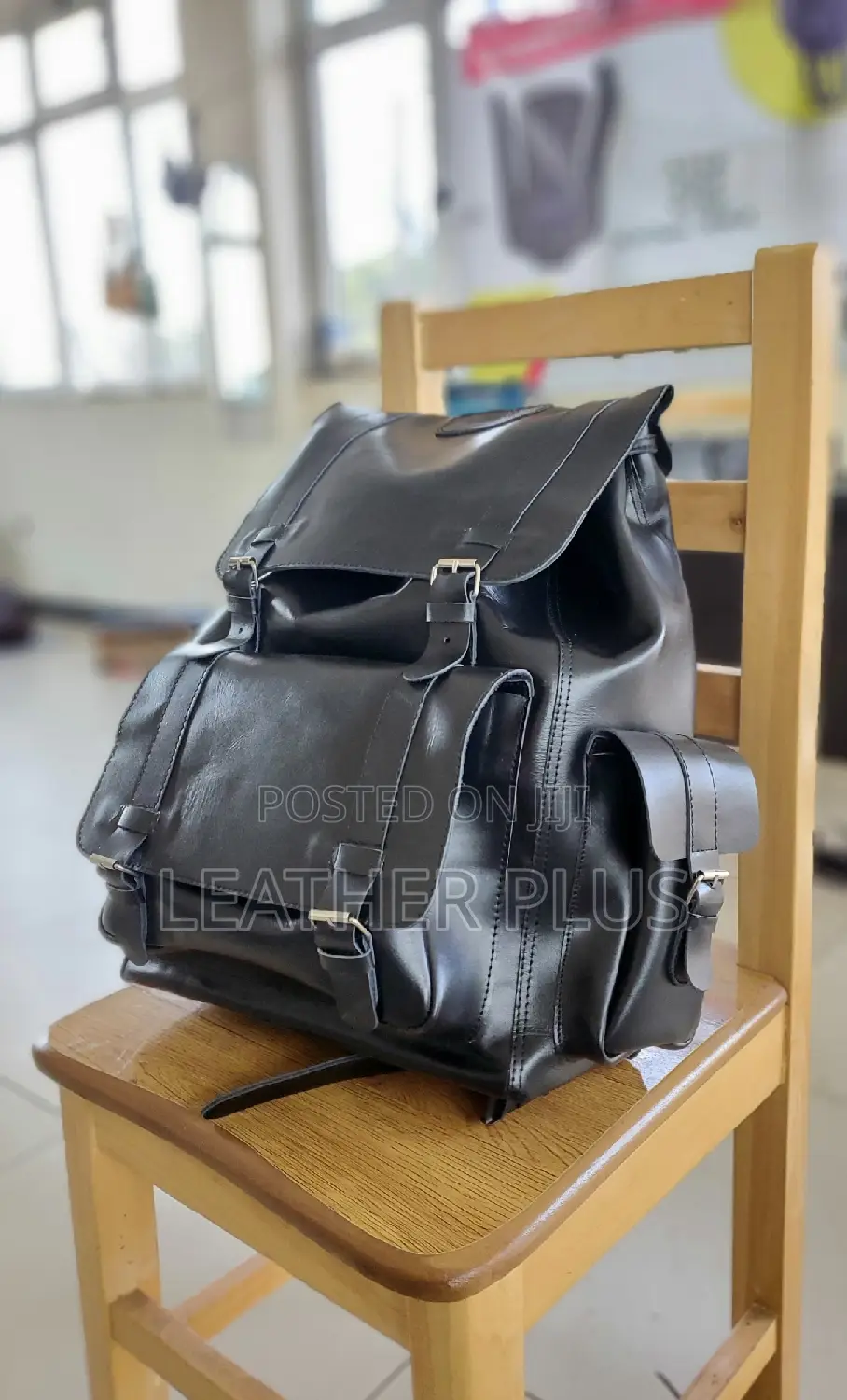 Leather Back Pack