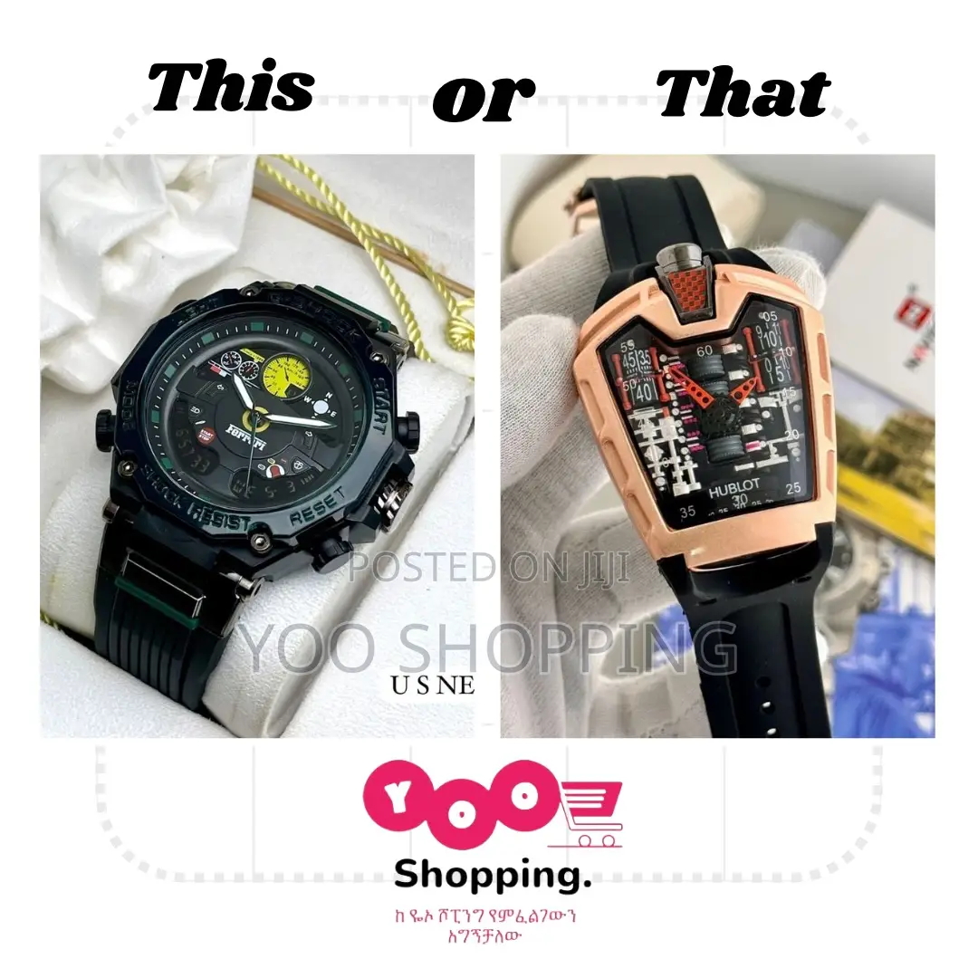 Rolex, Cartier, Ferrari, Hubolt Watch for Men’S Watch