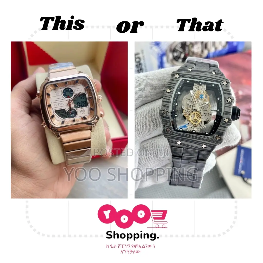 Cartier, Movado, Fossil, Richard Mille, Tissot Men’S Watch