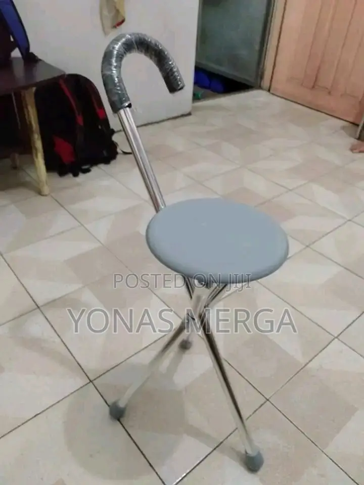 Seat Chair|Walking Cane°መቀመጫ ያለዉ ከዘራ\Walking Cane \Aluminum