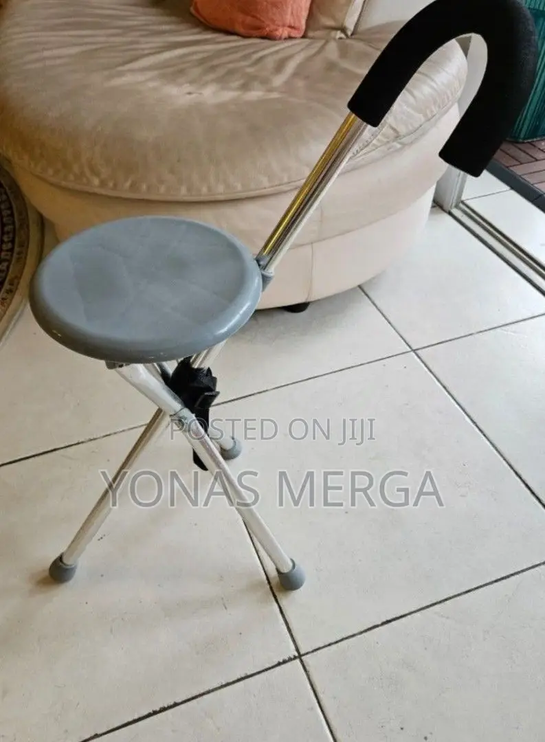 Walking Stick With Seat Chair\ማረፊያ ወንበር ያለው /ከዘራ\Walking