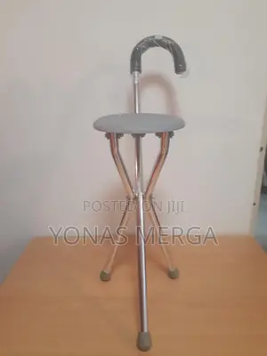 Photo - Walking Seat\ከዘራ ሁለት አገልግሎት መቀመጫ /Walking Stick×Walking ከዘራ