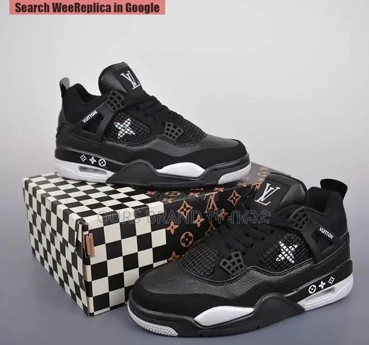 Jordan 4 Louis Vuitton High Master Quality Luxury Sneakers