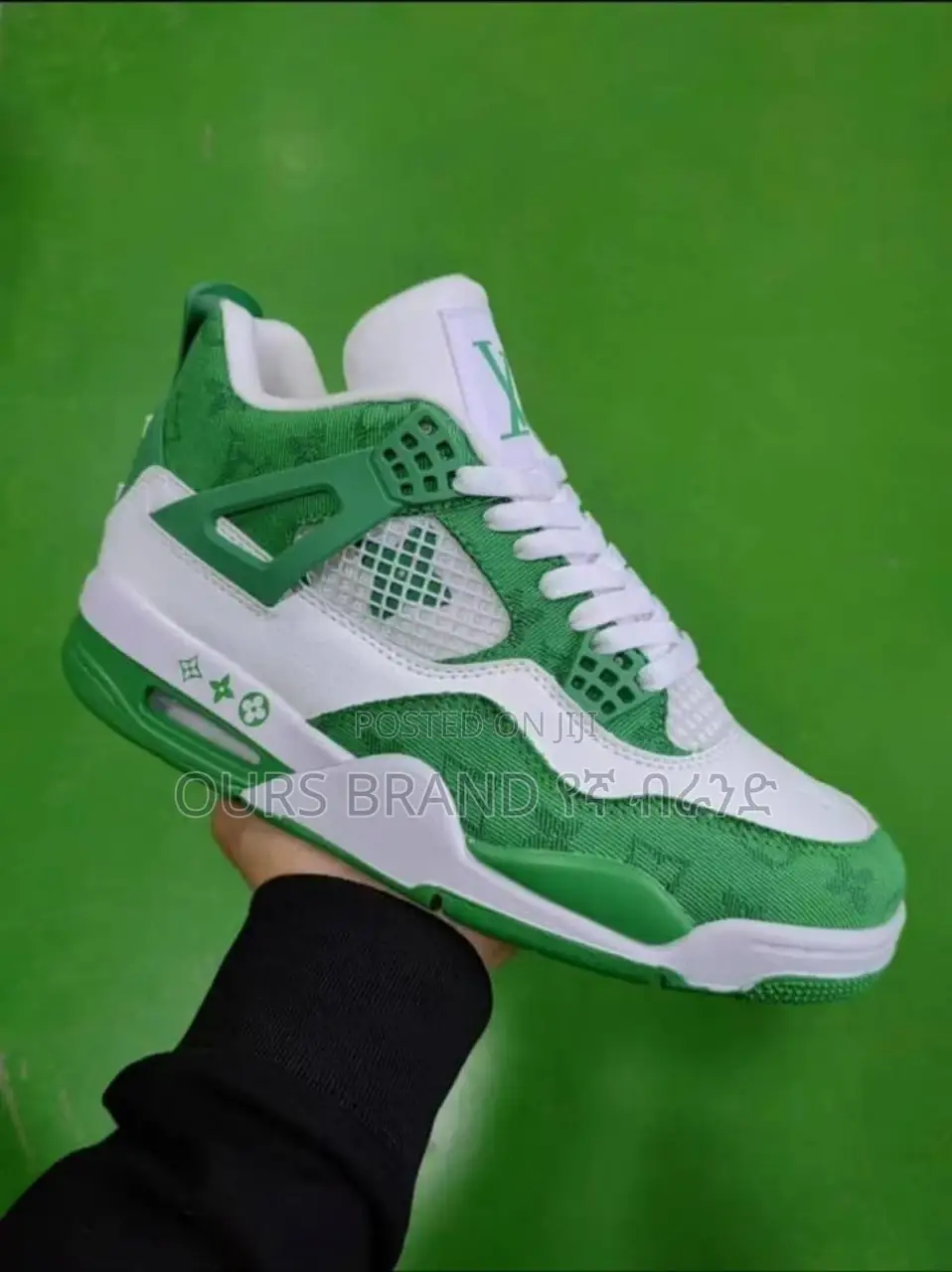 Jordan 4 Louis Vuitton High Master Quality Luxury Sneakers