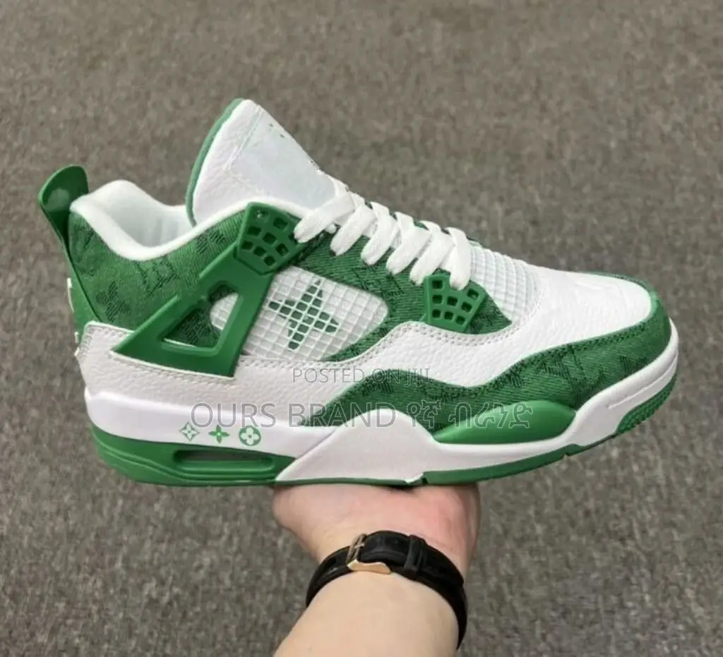 Jordan 4 Louis Vuitton High Master Quality Luxury Sneakers