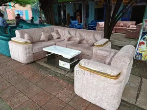 Photo - L Shape Corner Sofa Made of Wooden Material Withe a Good Qty