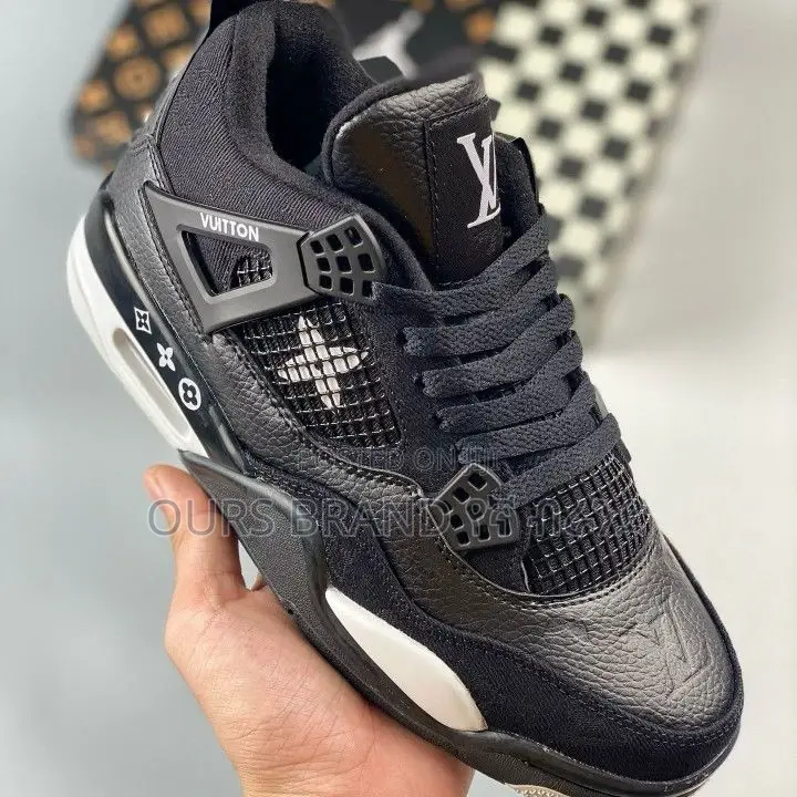 Jordan 4 Louis Vuitton High Master Quality Luxury Sneakers