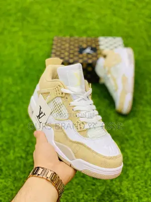 Jordan 4 Louis Vuitton High Master Quality Luxury Sneakers