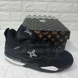 Jordan 4 Louis Vuitton High Master Quality Luxury Sneakers