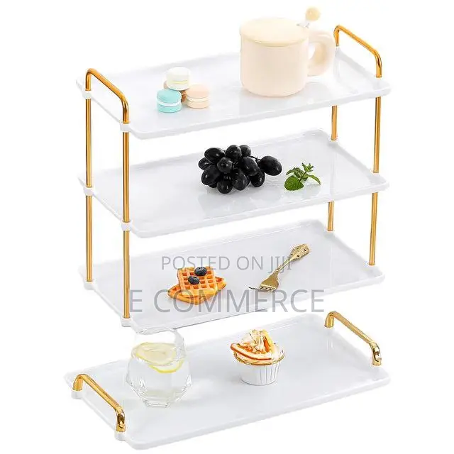 Three Tier Candies and Cosmetic Storage Shelf