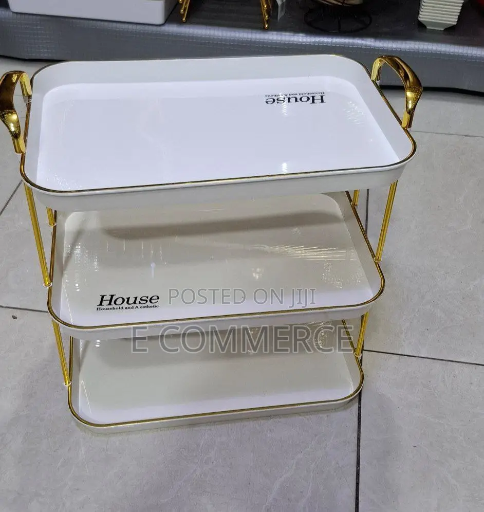 Three Tier Candies and Cosmetic Storage Shelf