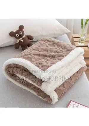 Photo - Fluffy and Fur Double Layer Kids Blanket