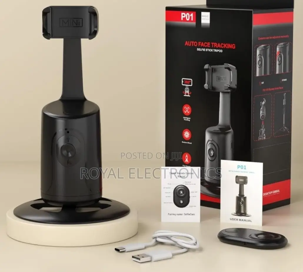 Auto Face Tracking 360° Rotating Gimbal Stabilizer