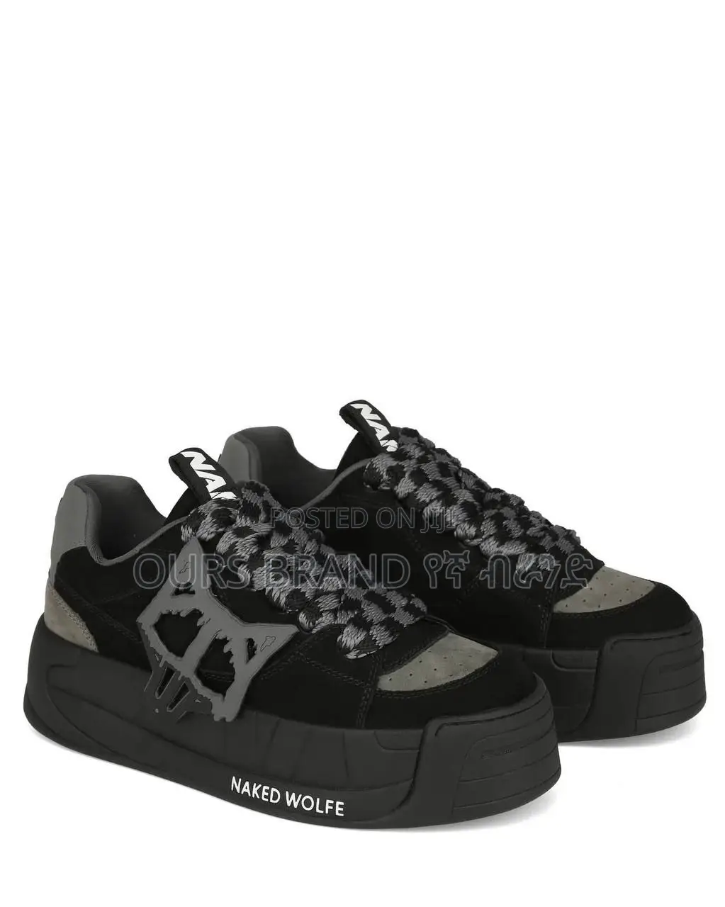Naked Wolfe High Master Quality Luxury Sneakers Shoes for U