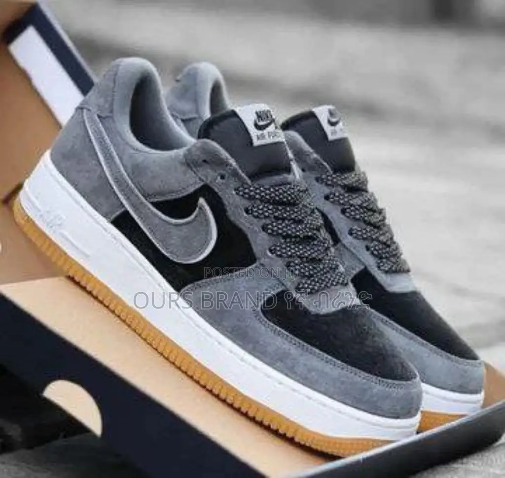 Nike Airforce 1'07 Low "Grey Black White" High Quality