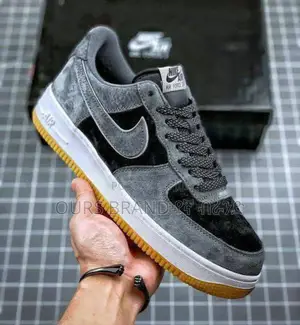 Photo - Nike Airforce 1'07 Low "Grey Black White" High Quality