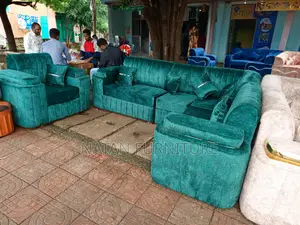 Photo - L Shape Corner Sofa Made of Woden Material Withe Quality One