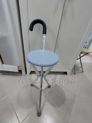 Photo - Portable Walking Sticks Seat Durable Cane Stool Disability