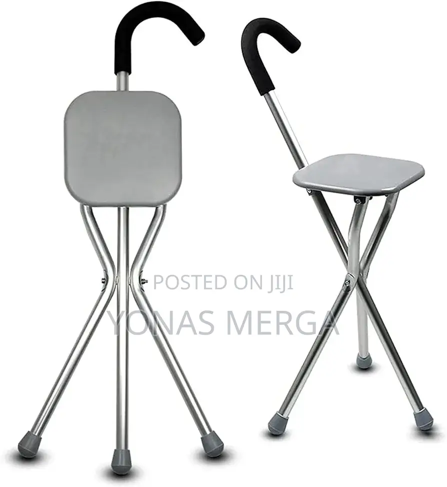 Folding Lightweight Cane Seat, Walking Cane Stick Chair Seat