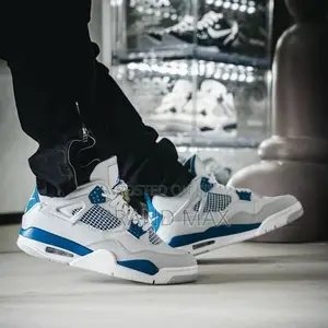 Photo - Air Jordan 4 Retro Military Blue Master Quality