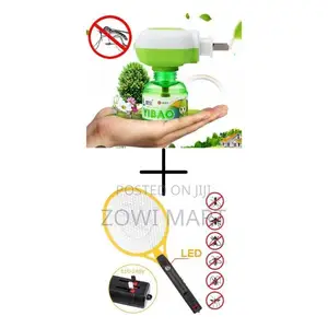 Photo - Electric Mosquito Liquid Killer + Mosquito Killer Racket
